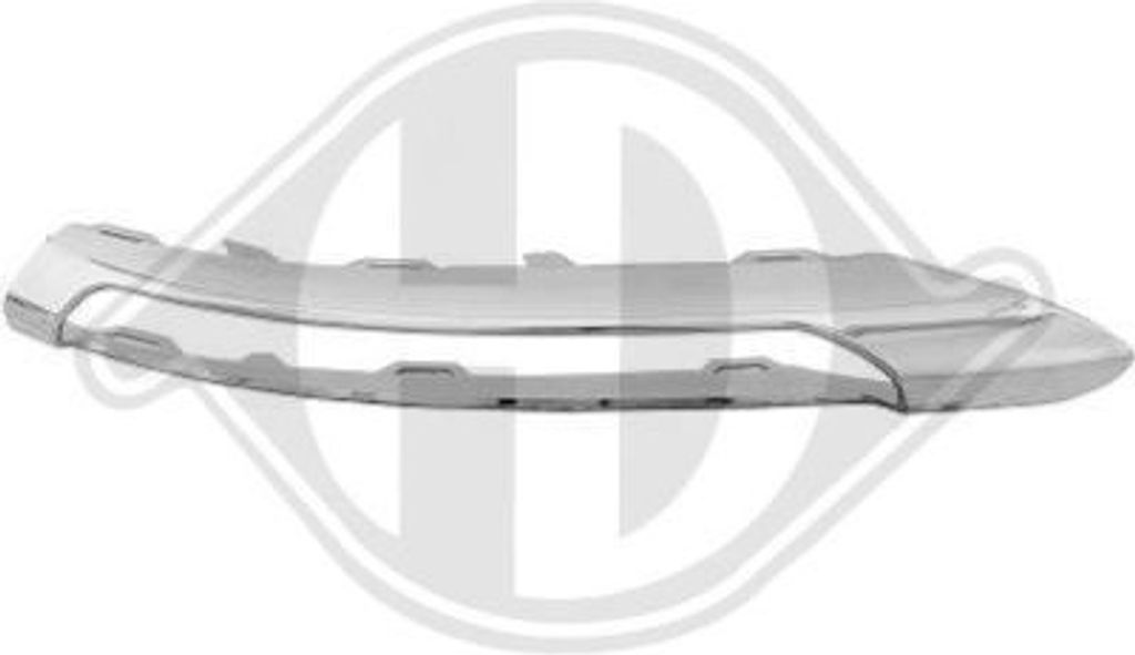 Zier Schutzleiste Stoßstange vorne links DIEDERICHS 1616049 für