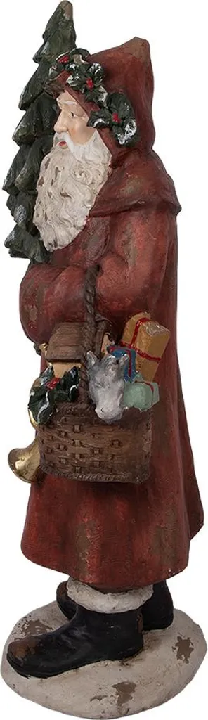 Statue Père Noël 93cm en Céramique : Décoration Durable et Stable - 2