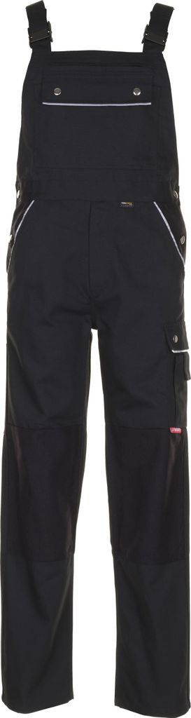 Größe 102 Herren Planam Canvas 320 Latzhose schwarz Modell 2134