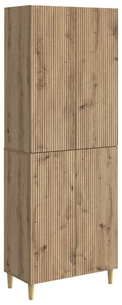 Schrankset 2 pcs Artisan-Eiche 66 x 34,5 x 90 cm Holzwerkstoff