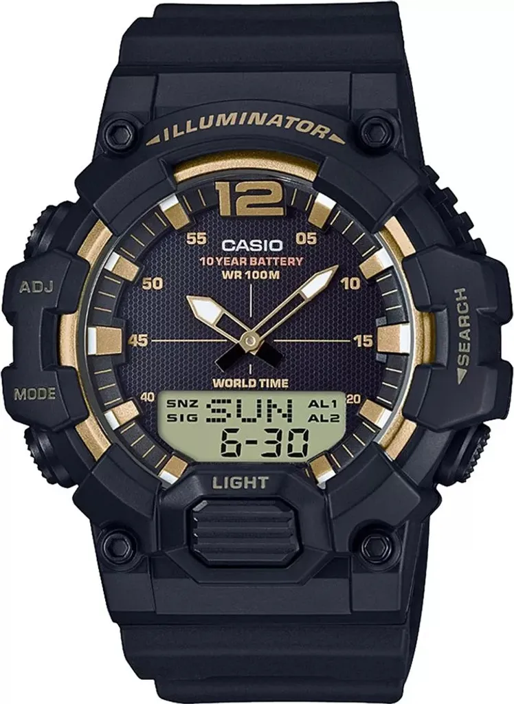 Montre Homme Casio Collection HDC-700-9 avec Boîtier d'origine Jaune