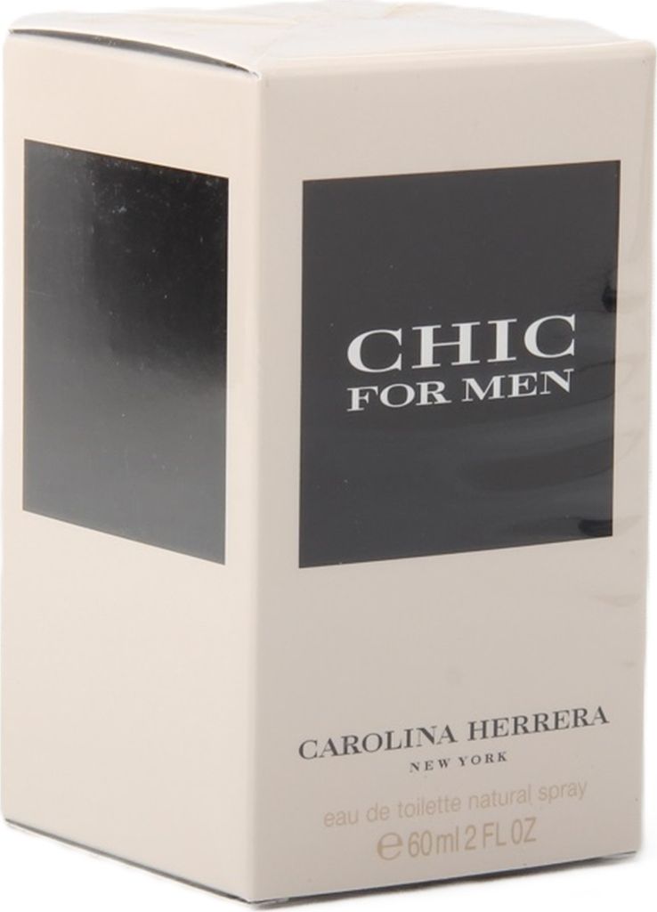 A close-up of a perfume box.