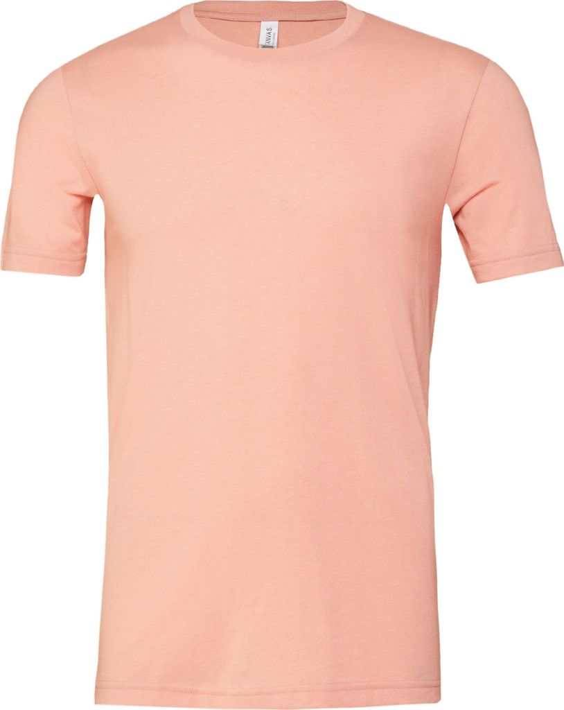 Bella + Canvas T-Shirt für Erwachsene BC4723 (XS) (Pfirsich meliert)