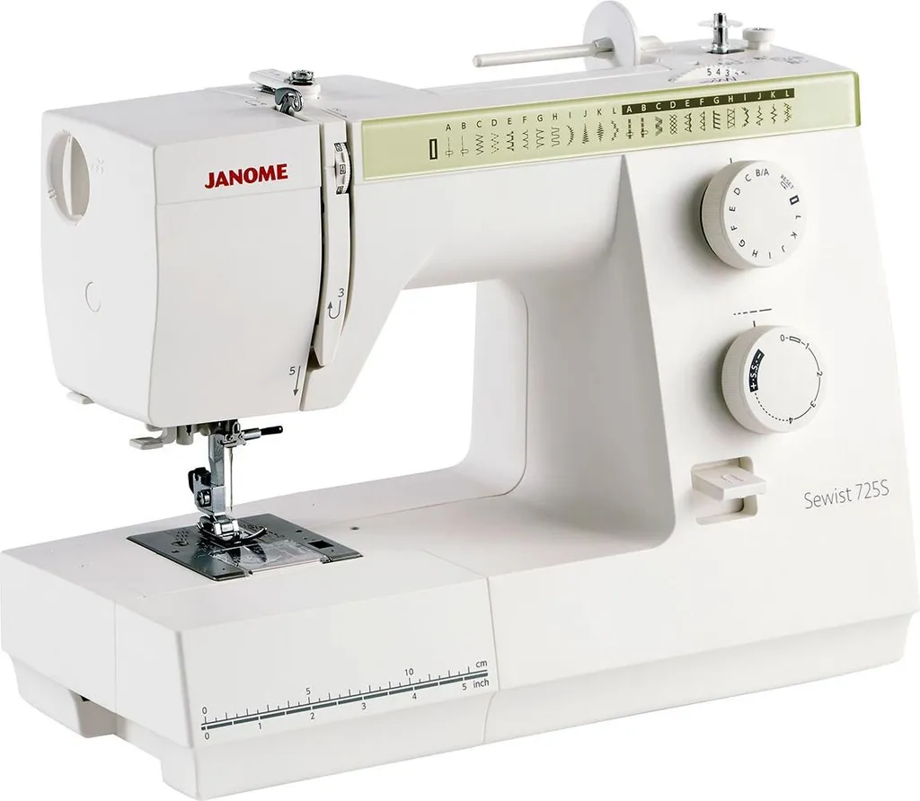 Machine à coudre Janome Sewist 725S mécanique robuste et précise