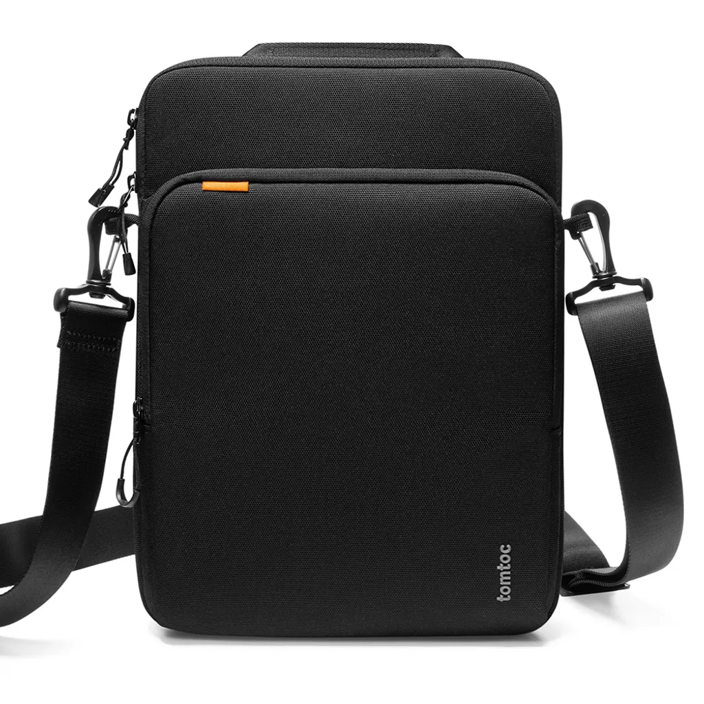 Sac Bandoulière Ordinateur 13 Pouces pour Travail et Déplacement Noir