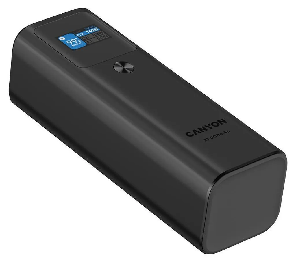 Batterie externe CANYON PB-2010 27000mAh 140W PD3.1 USB-C Grise