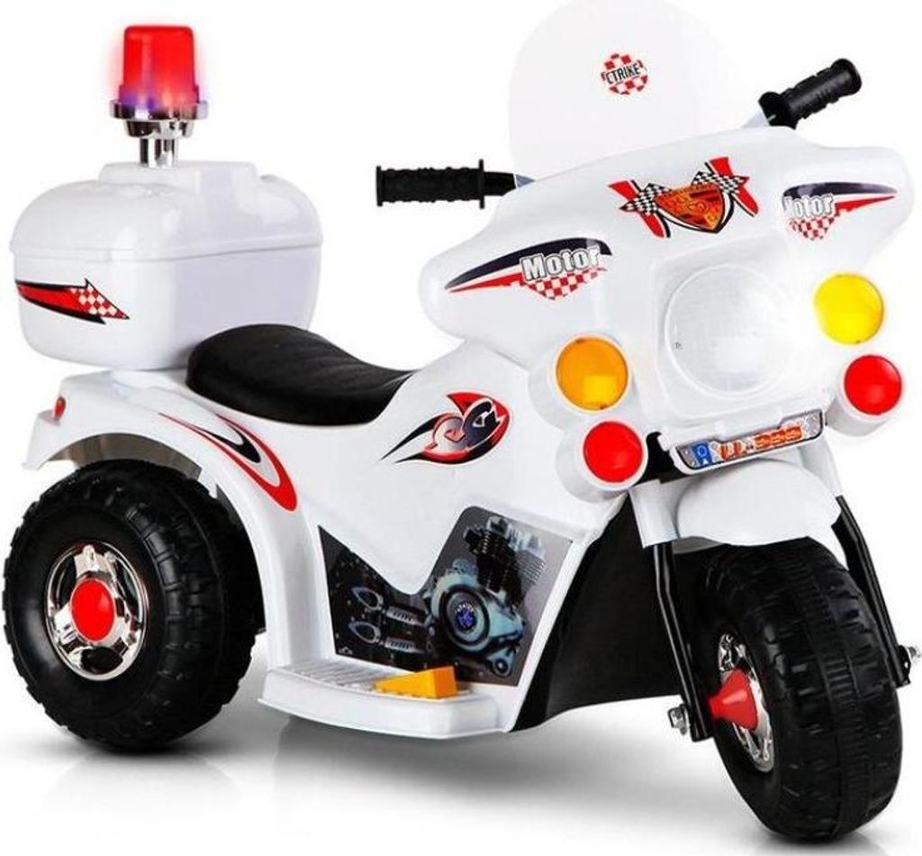 Elektrisches Kindermotorrad M7 – Mit Musik und Lichtern – 6-V-Akku – Ideales Geschenk für Kinder von 2 bis 4 Jahren