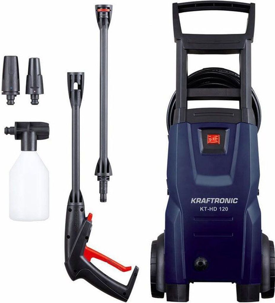 Kraftronic Hochdruckreiniger KT-HD 120 mit Zubehör