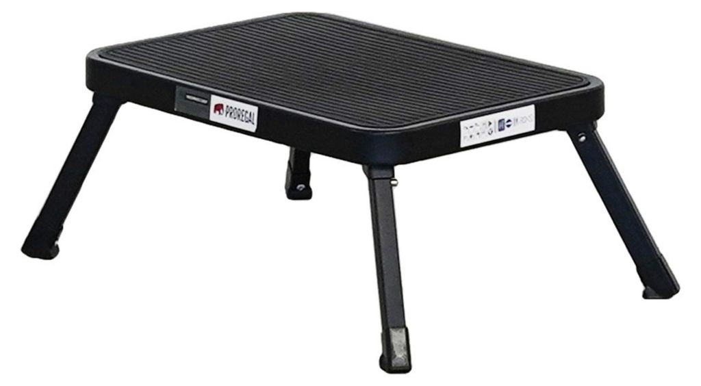 Tritthocker klappbar | Kunststoff -Trittfläche | HxBxT Produktbild 
