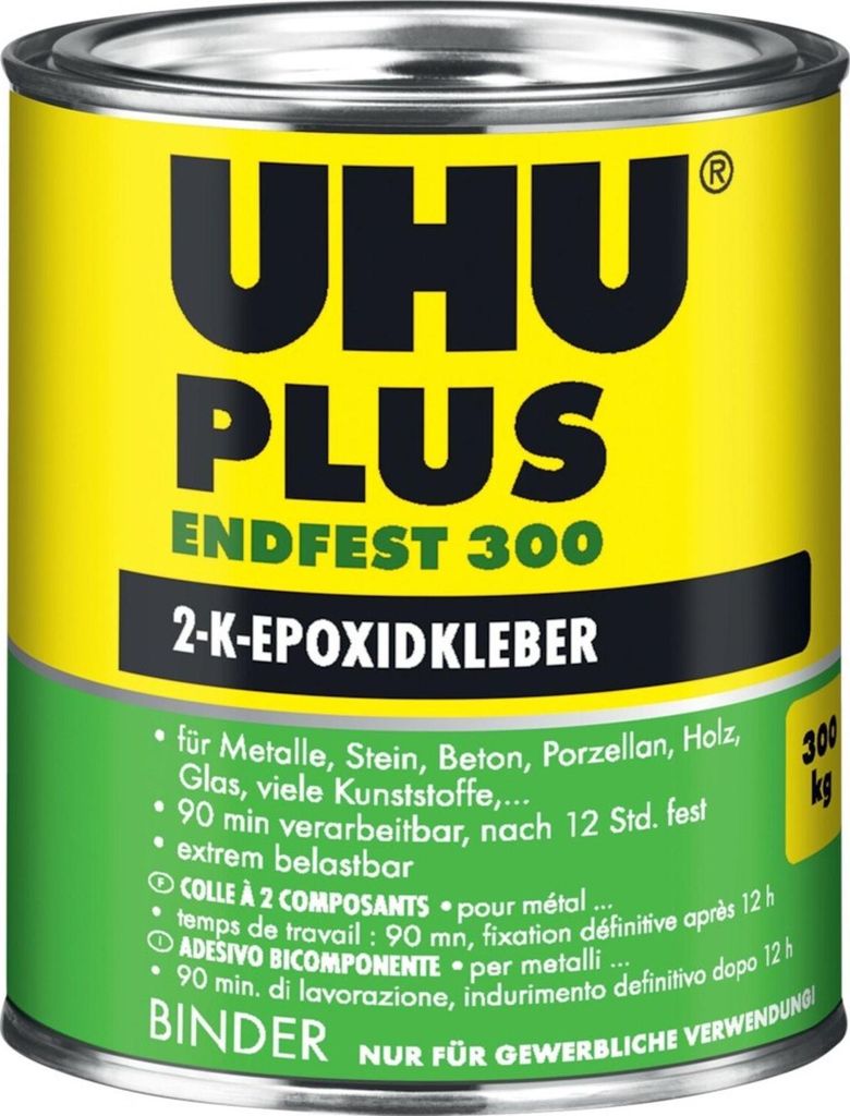 2-KomponentenepoxidkleberPLUS ENDFEST 300 Dose Binder 915g UHU