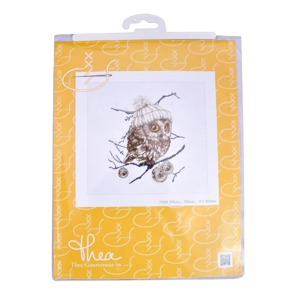 Kit broderie complet point de croix Aida : brodez l'hiver facilement - 5
