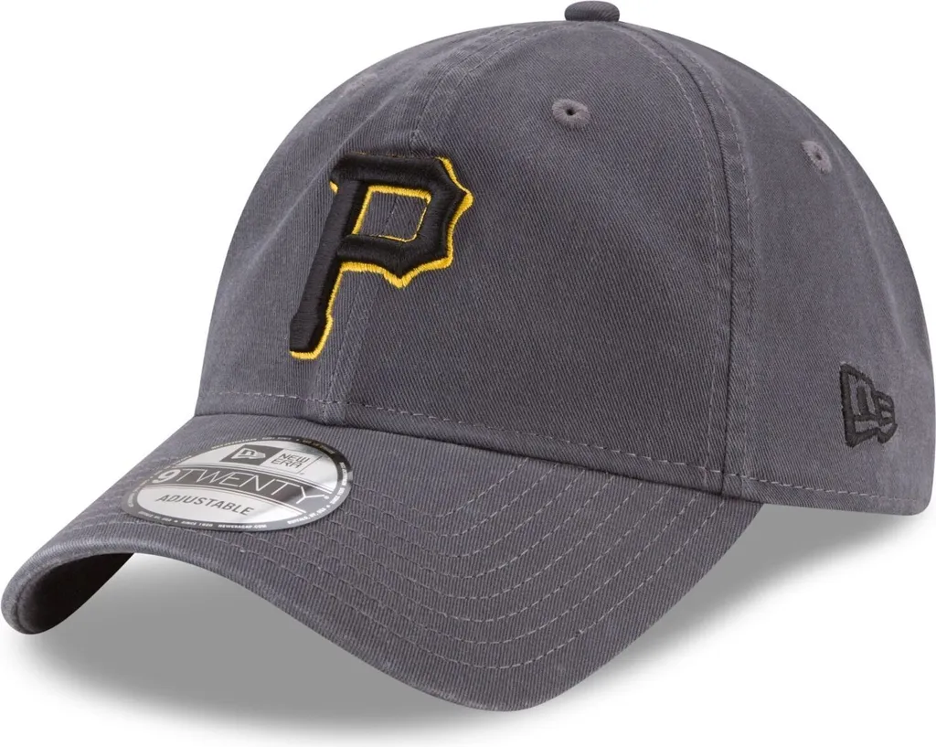 Casquette de Baseball Ajustable Pittsburgh Pirates New Era 9Twenty Grise