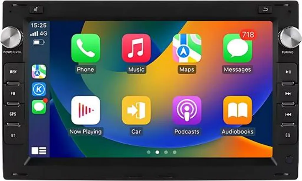 Autoradio CarPlay pour VW Golf 4 Passat Polo T5 - GPS Bluetooth 2Go+32Go