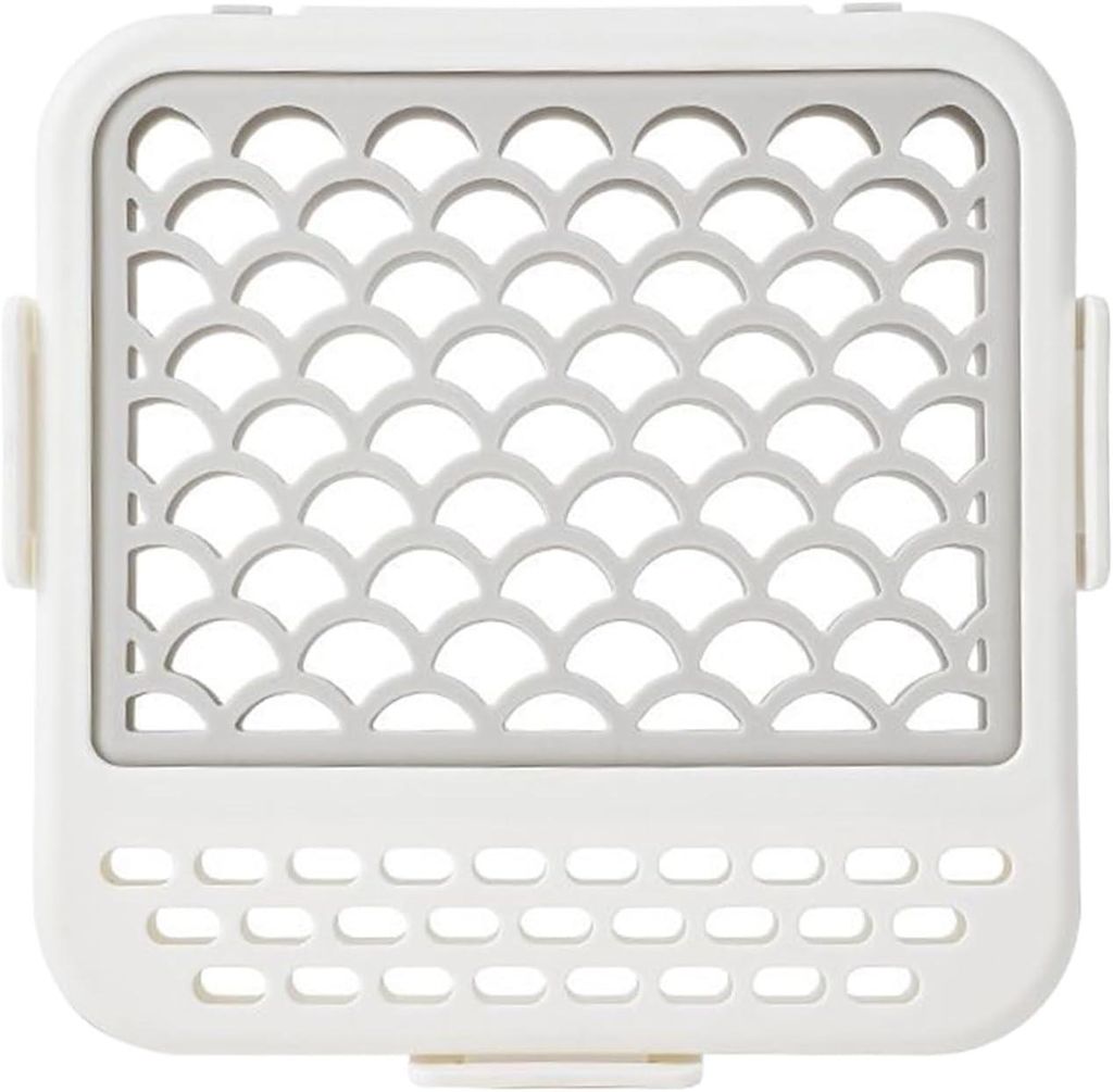 Multifunktionaler Geschirrspülkorb, 18 x 18 x 2,3 cm, platzsparend, leicht zu reinigen