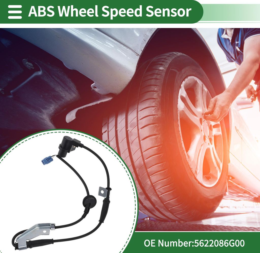 ABS Raddrehzahlsensor ABS Sensor Antiblockiersystem Sensor für Suzuki Wagon 2004-2005 Nr.5622086G00 Vorne Links