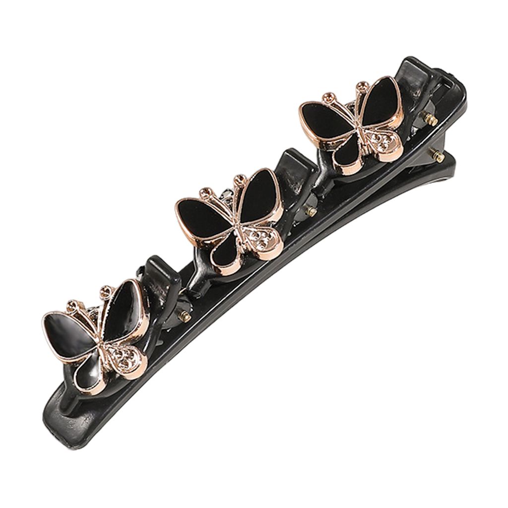 Blumendekor Haarspange Doppellagiges Design Haarnadel Rutschfeste Haarklammer Greifen Hochzeitsfeier Haarschmuck