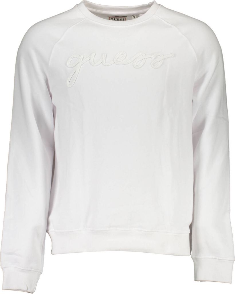 GUESS JEANS Herren Langarm-Sweatshirt Weiß M1GQ55KAOR1_BIANCO_TWHT : Größe - XL Größe: XL