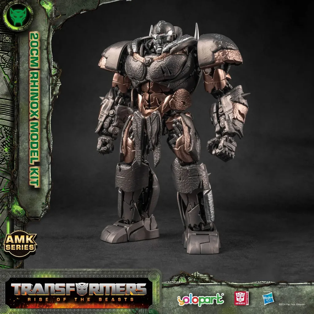 Figurine Rhinox à Monter Transformers Rise of the Beasts Série AMK 20cm
