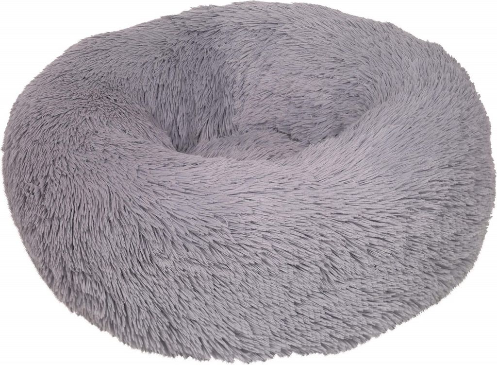 Nobby Kuschelbett Donut Classic "ESLA" grau; D x H: Ø 90 x 29 cm