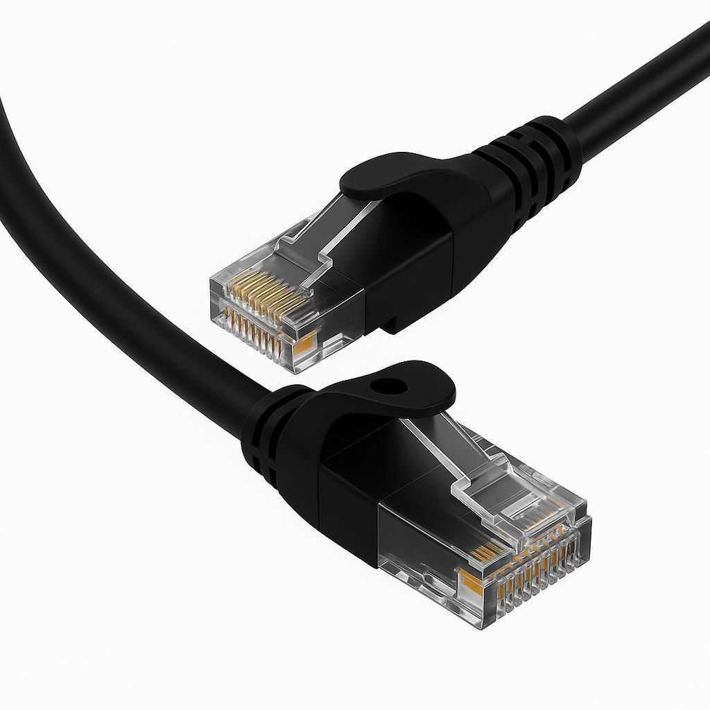 CAT6 Netzwerkkabel rund 5 m | RJ45 FTP Patchkabel für DSL, LAN, Router, Switch, Modem, Repeater, Patchpanel | bis zu 1 Gigabit Ethernet Kabel