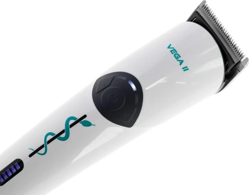 Tondeuse Vega II Aesculap Blanche à Batterie pour une Tonte Précise