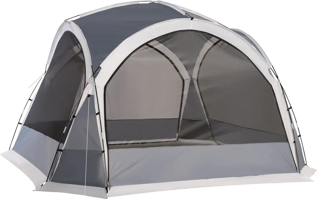 Tente Utsunny spacieuse grise en polyester haute résistance 6-8 places