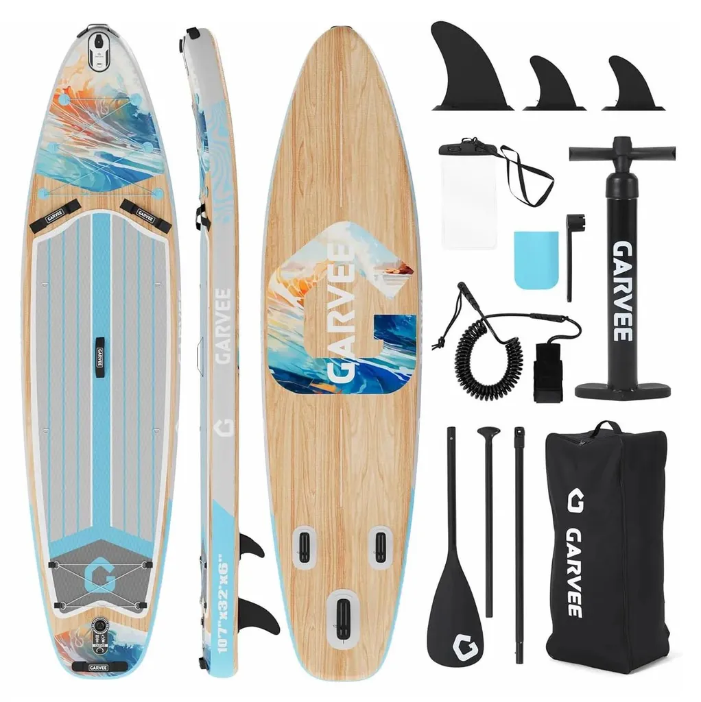 Planche de SUP stable en PVC dégradé avec kit complet de transport