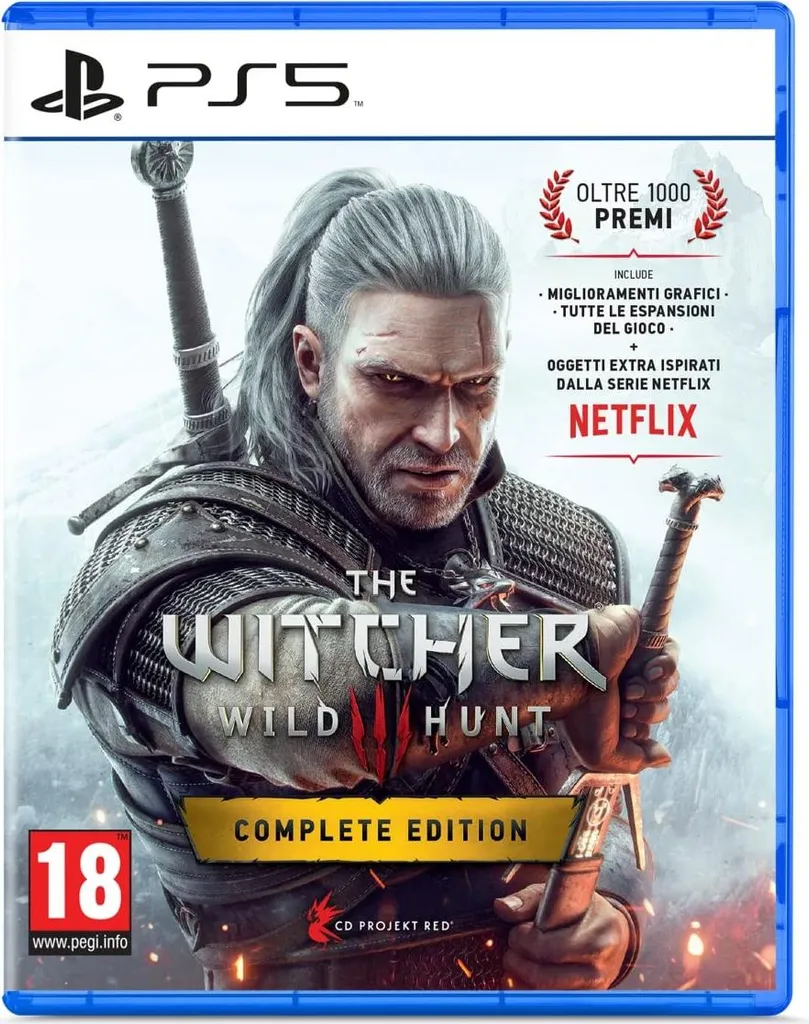 The Witcher 3 PS5 Édition Complète avec Ray Tracing et Extensions Incluses