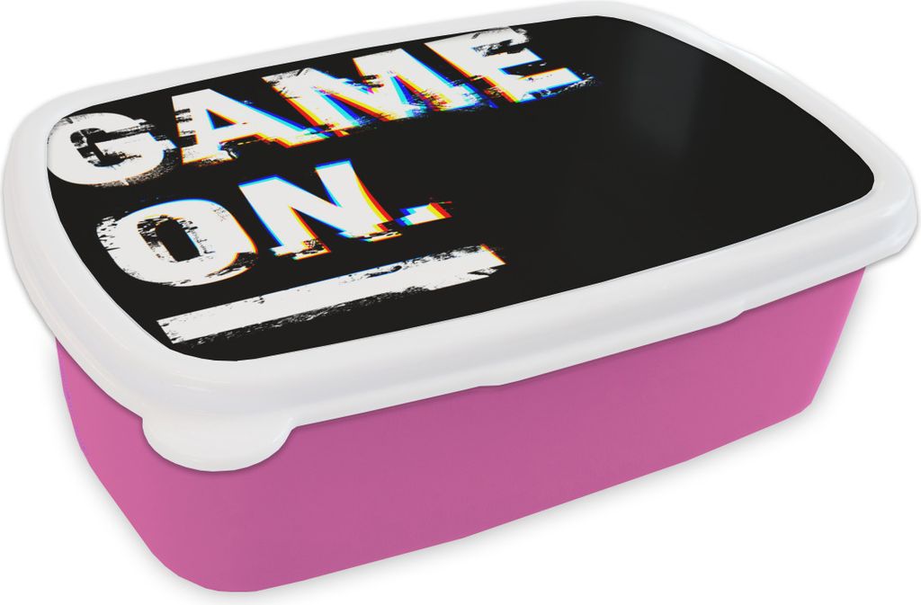 KitchenYeah Lunchbox Brotzeit Brotdose 17x11 cm Spiel - Zitate - Gamer Kinder Brotzeitdose - Lunchpaket - Brotkasten - Sandwich Box