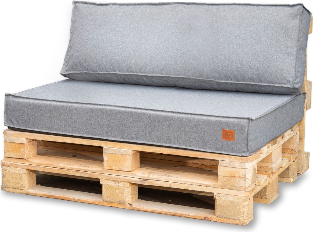 Coussins de palettes 120 x 80 set pour meubles en palettes Image du produit 