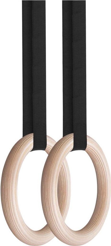 Anneaux de gymnastique en bois pour adultes, bois Image du produit 