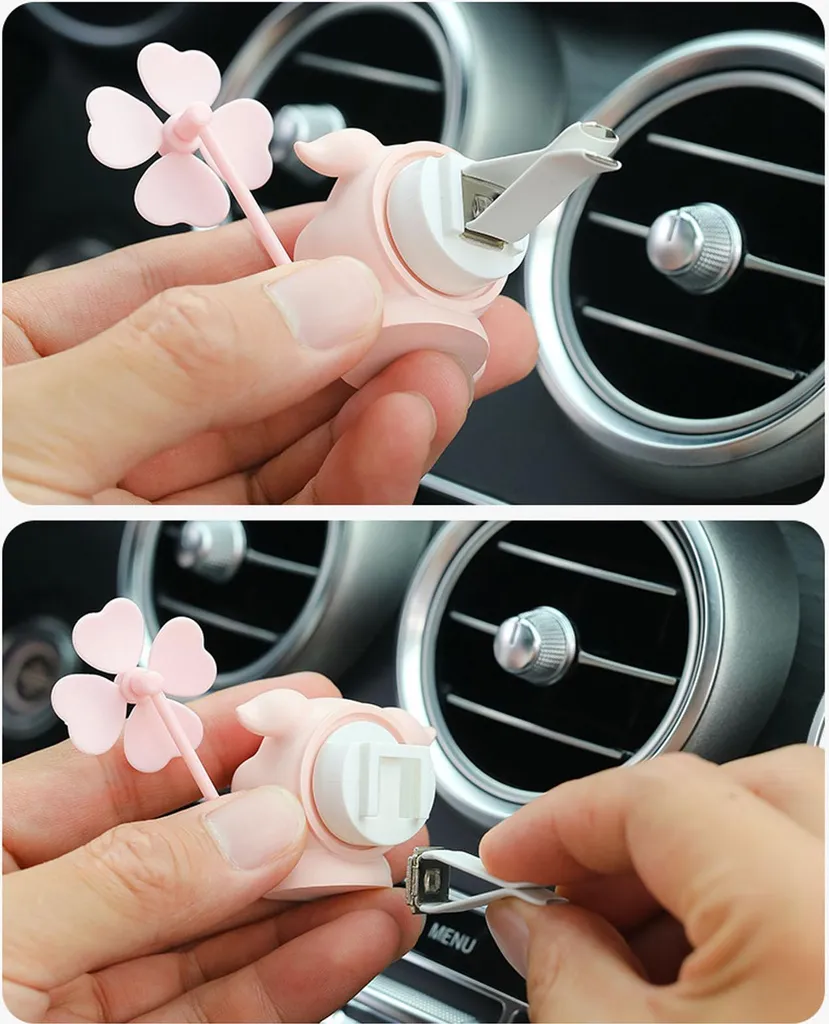 Profumatore Auto Pinguino: Clip Aromaterapia per Bocchetta d'Aria - 2