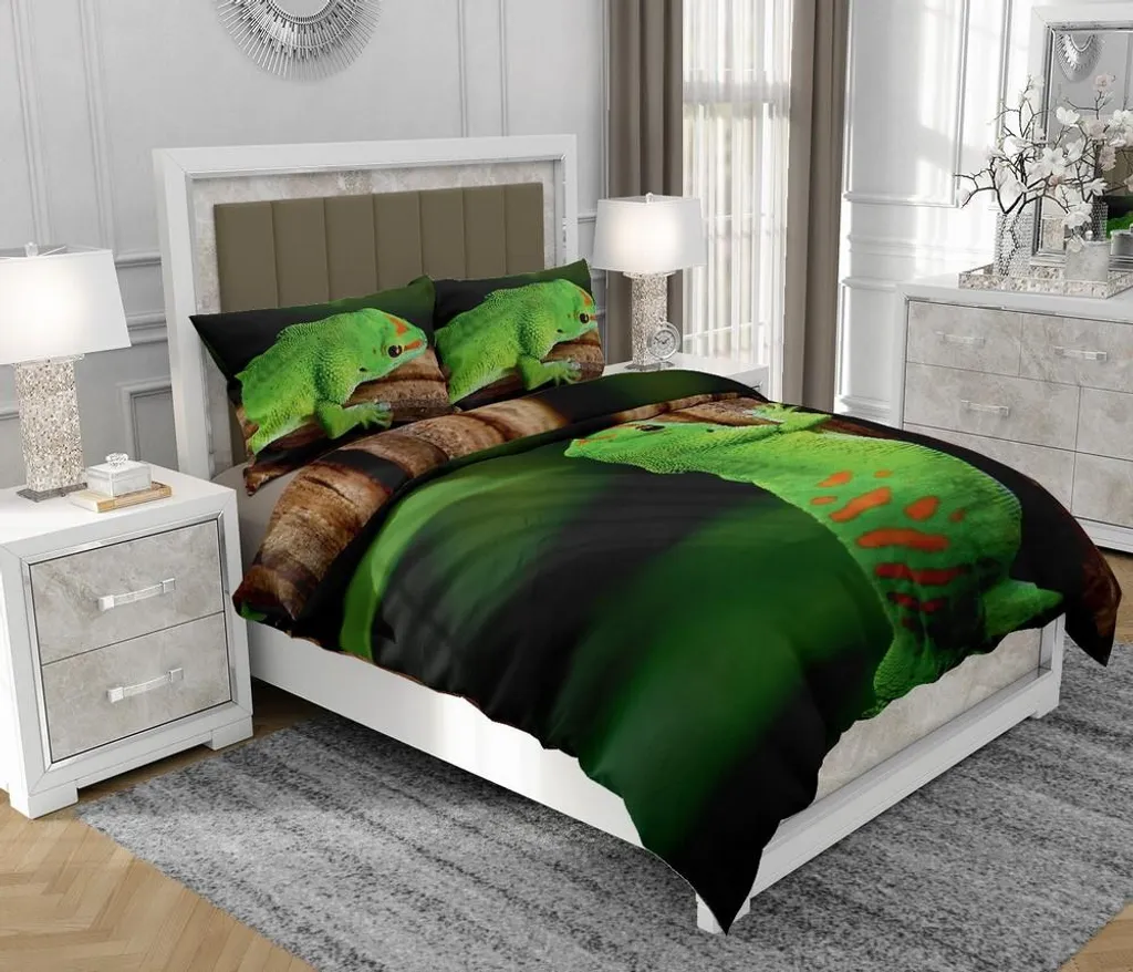 Set Biancheria Da Letto Matrimoniale Verde Oliva Scuro - 3 Pezzi, Morbida Microfibra, Leggera, Per Tutte Le Stagioni, Con 2 Federe
