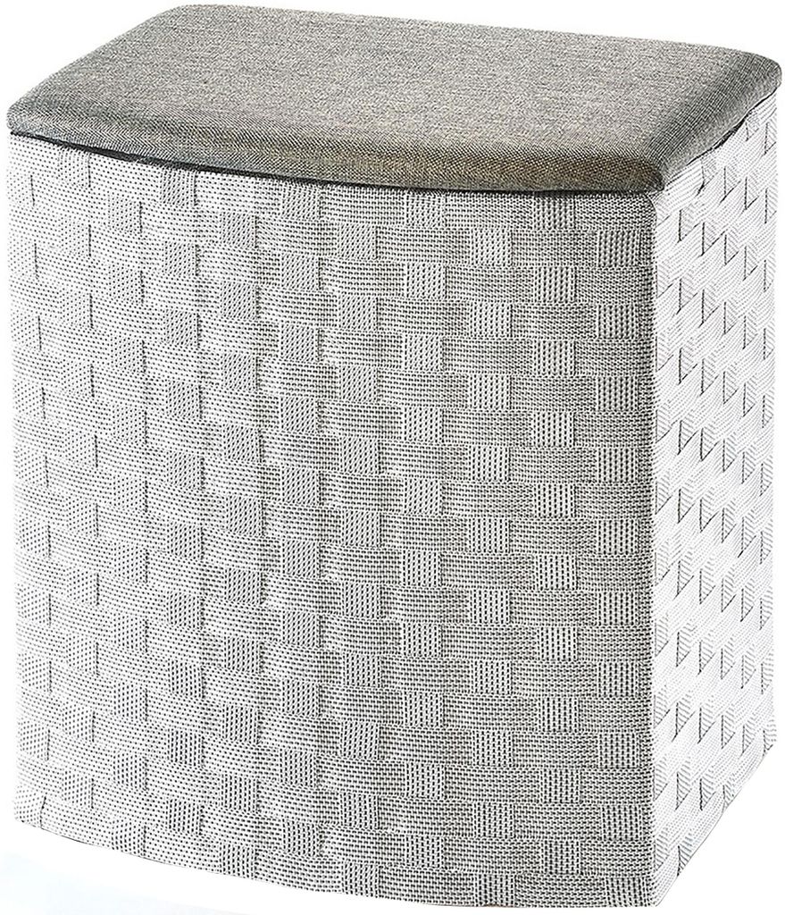 Kobolo Wäschebehälter aus Nylon mit Deckel Wäschekorb Wäschesortierer Korb Körbe für Badezimmer Sammler Ankleidezimmer Wäschebox Boxen mit F...