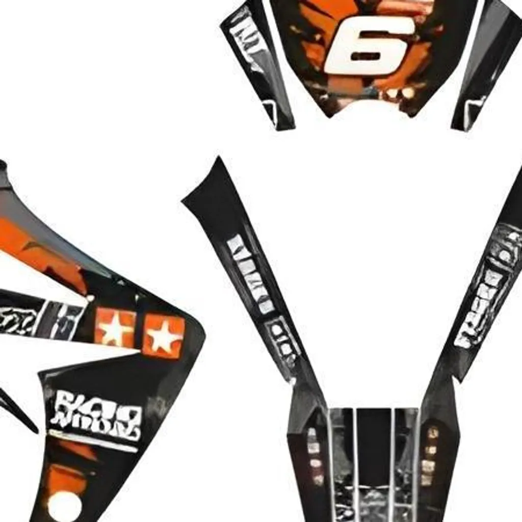 Kit déco Stage6 Orange Black pour Rieju MRT : Solution anti-rayures