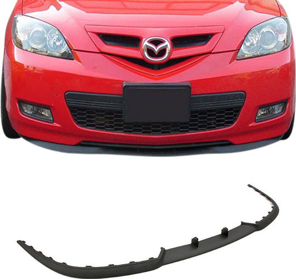 Frontspoiler Spoilerlippe Cup Spoiler Lippe Stoßstange Frontschürze für Mazda 3