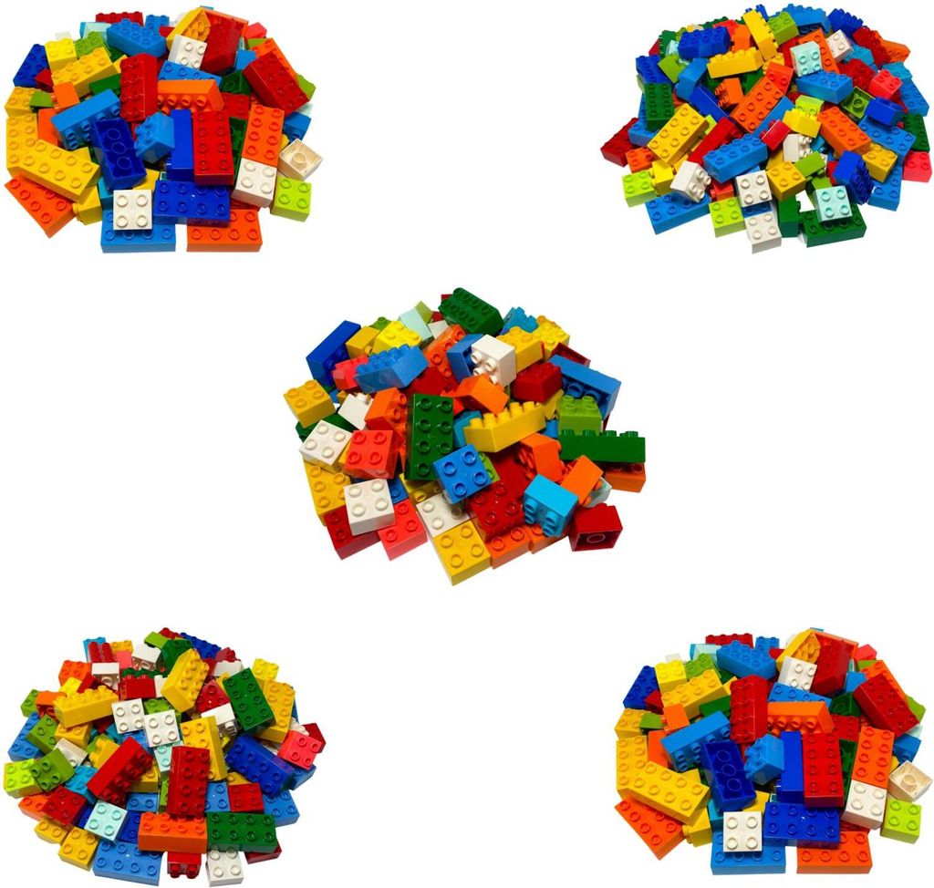 LEGO® DUPLO® 20 2x4 Steine und 30 2x2 Steine Bunt Gemischt Produktbild 