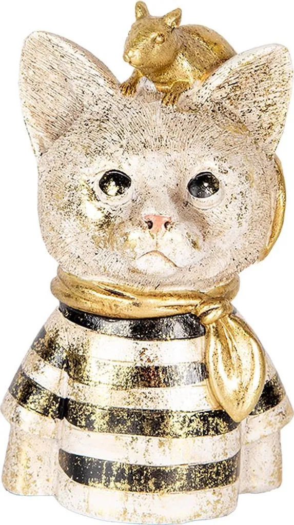 Statuette chat incassable pour décorer sans risque avec enfants