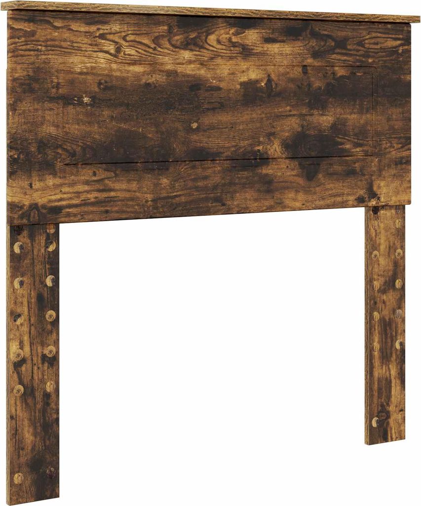 vidaXL Kopfteil Geräucherte Eiche 90 cm Holzwerkstoff