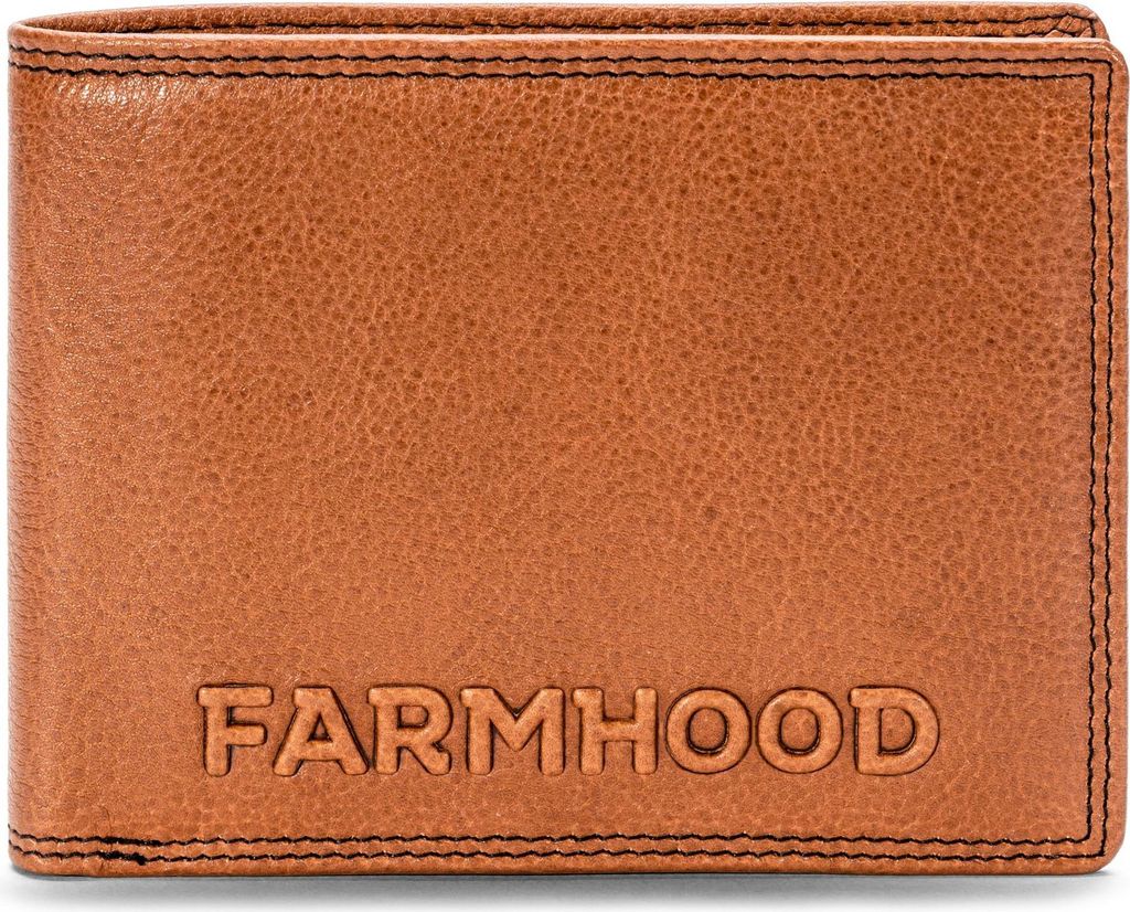 Farmhood Geldbörse Memphis Wallet Cognac hellbraun