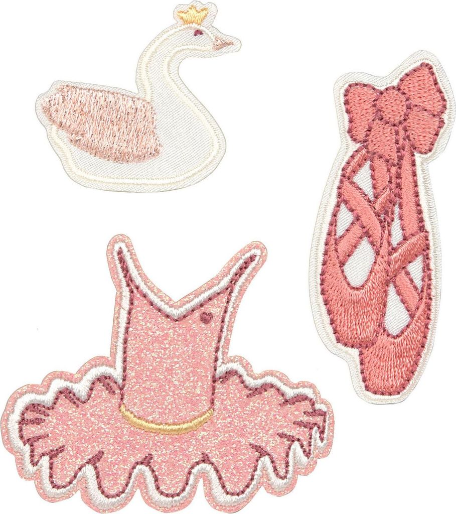Lässig Textil-Sticker (3 Stk) - Stick on, Ballett Produktbild 