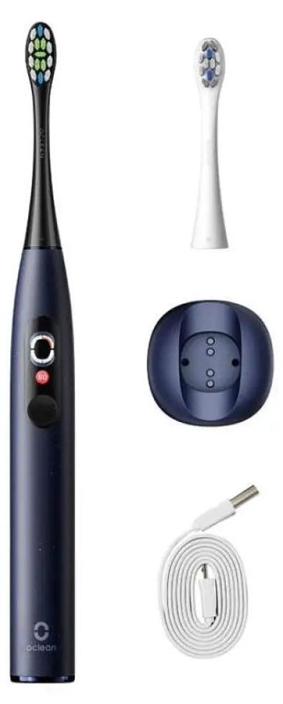 Oclean Elektrinis dantų šepetėlis X Pro Digital, Mėlynos Image du produit 