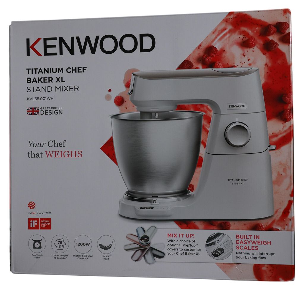 Kenwood KVL65.001WH Titanium Chef Baker XL Productafbeelding 