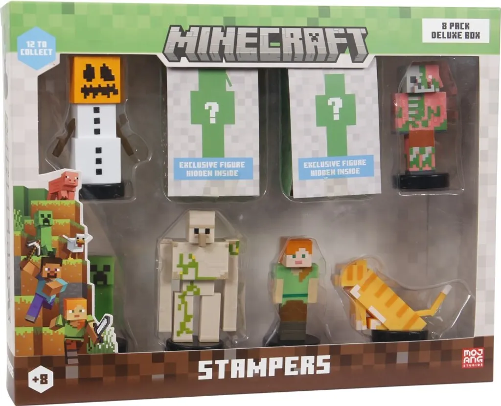 Tampon Minecraft pour décorer les cahiers et invitations de fête
