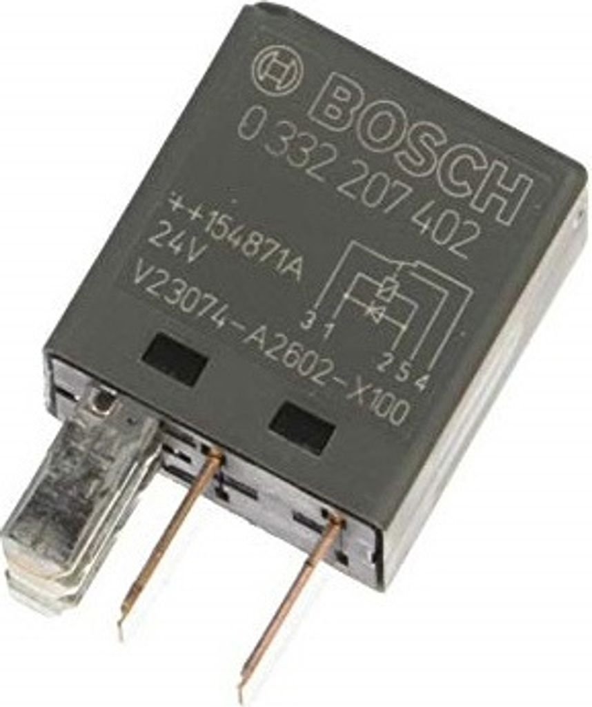 Bosch 0332207402 Umschaltrelais 10A 24V 5-Stellung IP20 - ohne Wisch