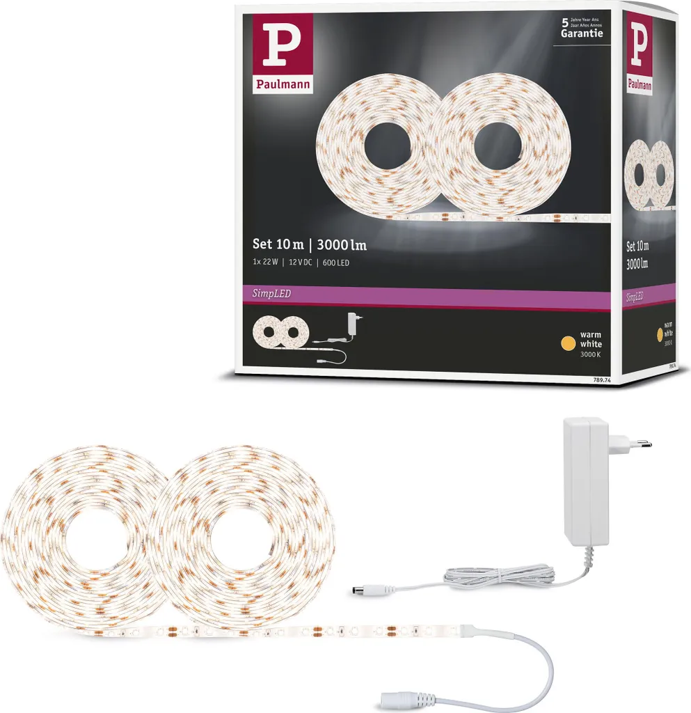 Crea Atmosfera con Paulmann SimpLED | Striscia LED Bianco Caldo Relax