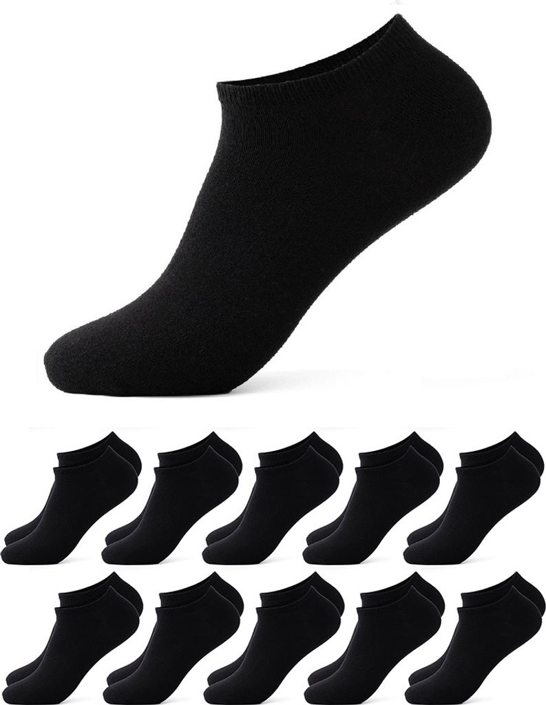 Occulto Herren Sneaker Socken 10er Pack (Modell: Alex) Blk Produktbild 