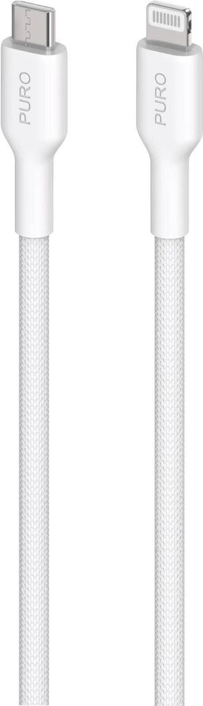 Kabel mit MFI USB-C - iPhone Lightning 1,2m - weiß