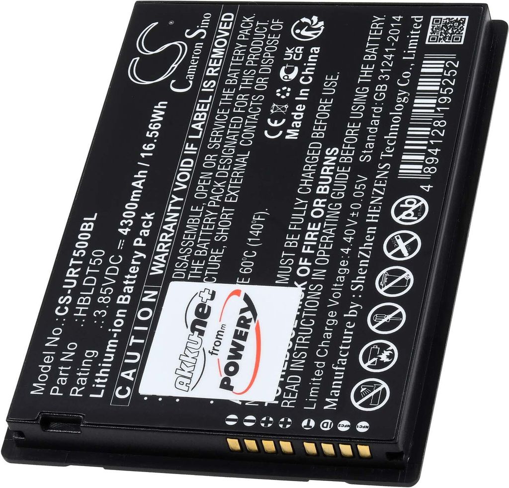 Akku passend für Barcode-Scanner Urovo DT50 Typ HBLDT50