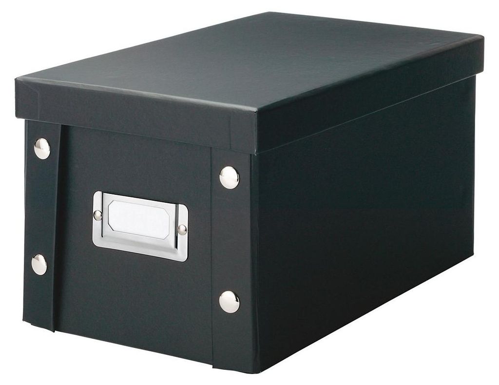 Zeller CD-box, Pappe, schwarz 16,5x28x15 Produktbild 